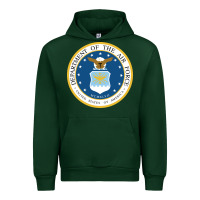 Forest Green department of the air force Urban Hoodie - linhVisuals