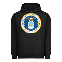 Pigment Black department of the air force Urban Hoodie - linhVisuals