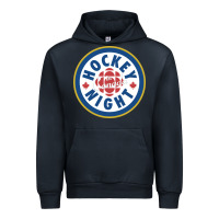 Navy hockey night in canada 1 Urban Hoodie - linhVisuals