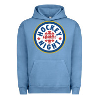 Pigment Pebble Blue hockey night in canada 1 Urban Hoodie - linhVisuals