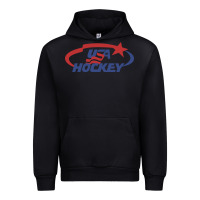 Black usa hockey Urban Hoodie - linhVisuals