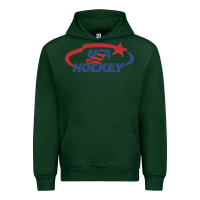 Forest Green usa hockey Urban Hoodie - linhVisuals