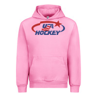 Fuchsia Pink usa hockey Urban Hoodie - linhVisuals