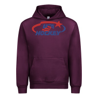 Mauve Wine usa hockey Urban Hoodie - linhVisuals