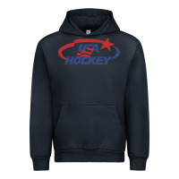 Navy usa hockey Urban Hoodie - linhVisuals