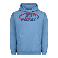 Pigment Pebble Blue usa hockey Urban Hoodie - linhVisuals