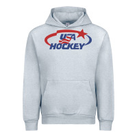 Heather Grey usa hockey Urban Hoodie - linhVisuals