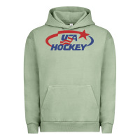 Pigment Oil Green usa hockey Urban Hoodie - linhVisuals