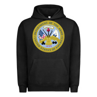 Pigment Black department of the army Urban Hoodie - linhVisuals