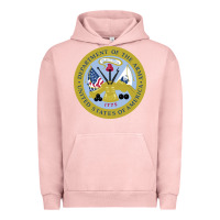 Pigment Salmon department of the army Urban Hoodie - linhVisuals