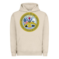 Pigment French Oak department of the army Urban Hoodie - linhVisuals