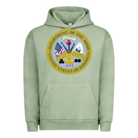Pigment Oil Green department of the army Urban Hoodie - linhVisuals