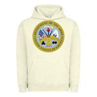 Pigment Pistachio department of the army Urban Hoodie - linhVisuals