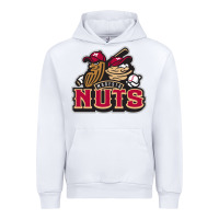 White modesto nuts baseball Urban Hoodie - linhVisuals