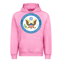 Fuchsia Pink us department of state 2 Urban Hoodie - linhVisuals