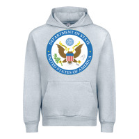 Heather Grey us department of state 2 Urban Hoodie - linhVisuals