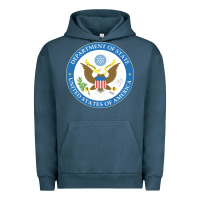 Pigment Midnight Navy us department of state 2 Urban Hoodie - linhVisuals