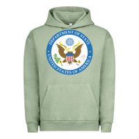 Pigment Oil Green us department of state 2 Urban Hoodie - linhVisuals