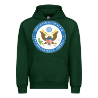 Forest Green us department of state 2 Urban Hoodie - linhVisuals
