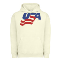 Pigment Pistachio usa hockey simple Urban Hoodie - linhVisuals