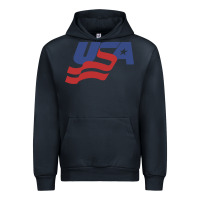 Navy usa hockey simple Urban Hoodie - linhVisuals