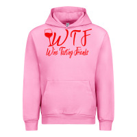 Fuchsia Pink wine tasting friends Urban Hoodie - linhVisuals
