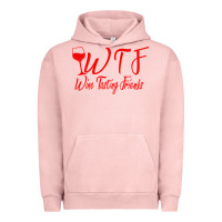 Pigment Salmon wine tasting friends Urban Hoodie - linhVisuals
