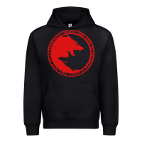 Black fenrir wolf of odin Urban Hoodie - linhVisuals