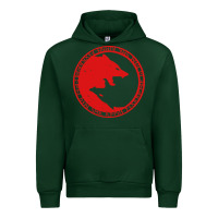 Forest Green fenrir wolf of odin Urban Hoodie - linhVisuals