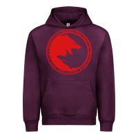 Mauve Wine fenrir wolf of odin Urban Hoodie - linhVisuals