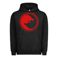 Pigment Black fenrir wolf of odin Urban Hoodie - linhVisuals