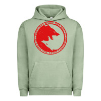 Pigment Oil Green fenrir wolf of odin Urban Hoodie - linhVisuals