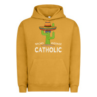 Pigment Peanut Butter fun catholicism humor meme saying  funny catholic t shirt Urban Hoodie - linhVisuals