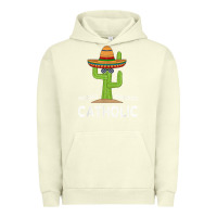 Pigment Pistachio fun catholicism humor meme saying  funny catholic t shirt Urban Hoodie - linhVisuals