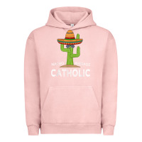 Pigment Salmon fun catholicism humor meme saying  funny catholic t shirt Urban Hoodie - linhVisuals