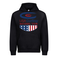 Black usa curling team Urban Hoodie - linhVisuals