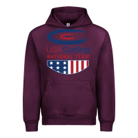 Mauve Wine usa curling team Urban Hoodie - linhVisuals