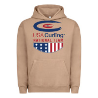 Pigment Burro usa curling team Urban Hoodie - linhVisuals