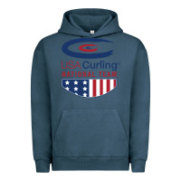 Pigment Midnight Navy usa curling team Urban Hoodie - linhVisuals