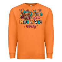 Carrot just a girl who loves cows Premium Sweatshirt - JahusDesignShop