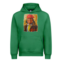 Emerald geronimo apache warrior native american t shirt Urban Hoodie - linhVisuals