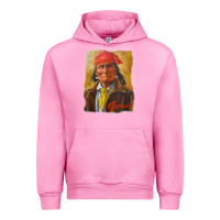 Fuchsia Pink geronimo apache warrior native american t shirt Urban Hoodie - linhVisuals