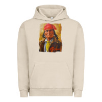 Pigment French Oak geronimo apache warrior native american t shirt Urban Hoodie - linhVisuals