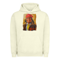 Pigment Pistachio geronimo apache warrior native american t shirt Urban Hoodie - linhVisuals