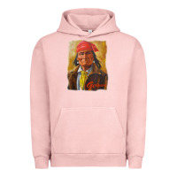 Pigment Salmon geronimo apache warrior native american t shirt Urban Hoodie - linhVisuals