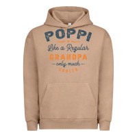 Pigment Burro Mens Poppi Like a Regular Grandpa Funny Fathers Day Urban Hoodie - linhVisuals