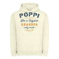 Pigment Pistachio Mens Poppi Like a Regular Grandpa Funny Fathers Day Urban Hoodie - linhVisuals