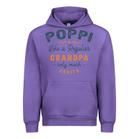 Tulip Mens Poppi Like a Regular Grandpa Funny Fathers Day Urban Hoodie - linhVisuals