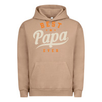 Pigment Burro Mens Best Papa Ever Funny Fathers Day Urban Hoodie - linhVisuals