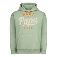 Pigment Oil Green Mens Best Papa Ever Funny Fathers Day Urban Hoodie - linhVisuals
